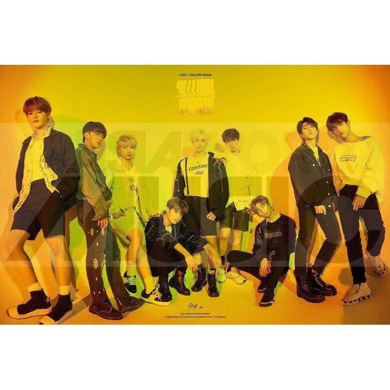 [POSTER] STRAY KIDS - YELLOW WOOD (Type B) - KAEPJJANG SHOP (캡짱 숍)