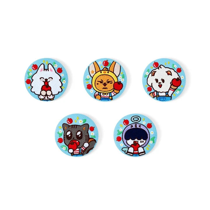 TXT - [PPULBATU HEY! APPUL]  (OFFICIAL MD)  EMBROIDERY CAN BADGE DH GLOBAL