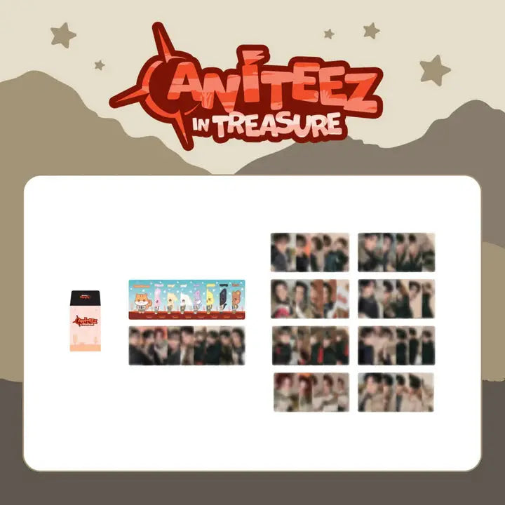 [PRE ORDER] ANITEEZ IN TREASURE (Official MD)  RANDOM TRADING CARD KAEPJJANG SHOP (캡짱 숍)