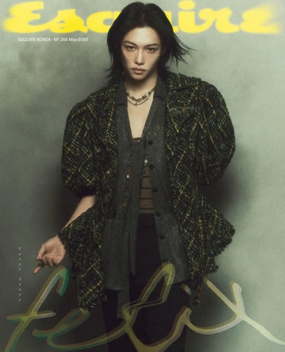 [PRE ORDER] ESQUIRE MAGAZINE (2025 May Issue)  / Cover :  FELIX KAEPJJANG SHOP (캡짱 숍)