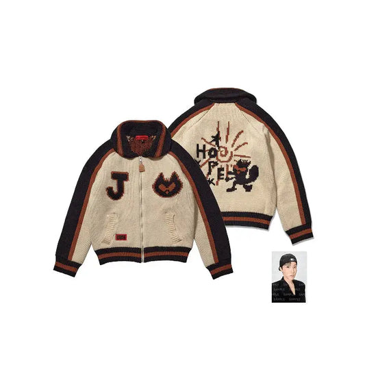 [PRE ORDER] J-HOPE -[HOPE ON THE STAGE]  (Official MD)  COWICHAN CARDIGAN KAEPJJANG SHOP (캡짱 숍)