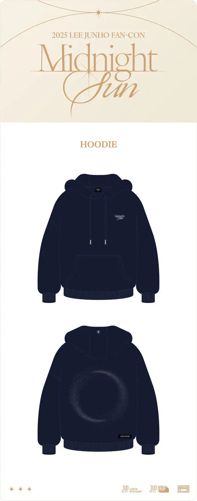 [PRE ORDER] LEE JUNHO  - 2025 FAN CON [MIDNIGHT SUN]  (Official MD)  HOODIE KAEPJJANG SHOP (캡짱 숍)