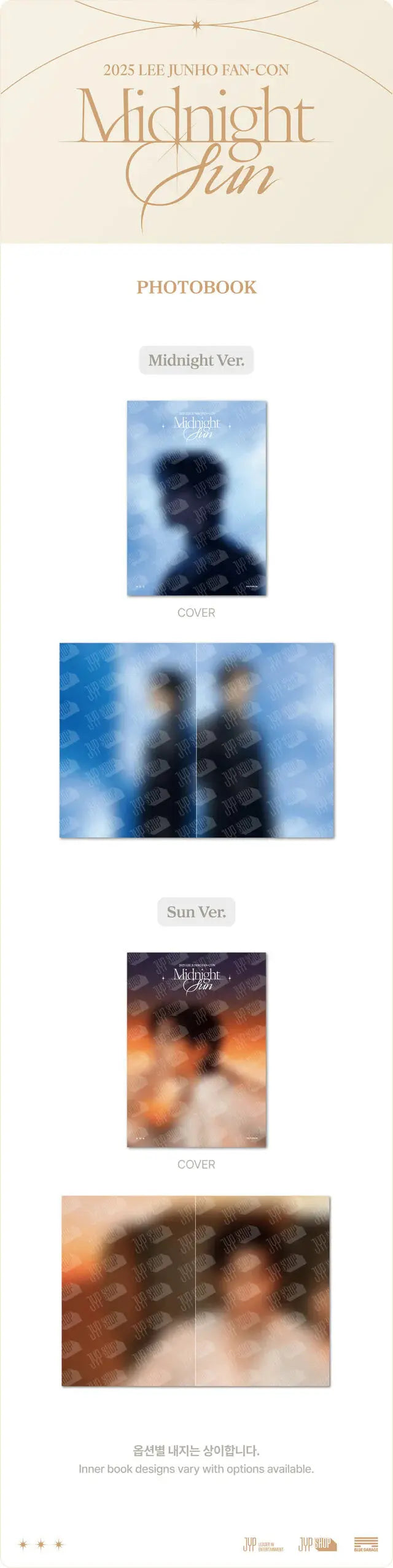 [PRE ORDER] LEE JUNHO  - 2025 FAN CON [MIDNIGHT SUN]  (Official MD)  PHOTOBOOK KAEPJJANG SHOP (캡짱 숍)