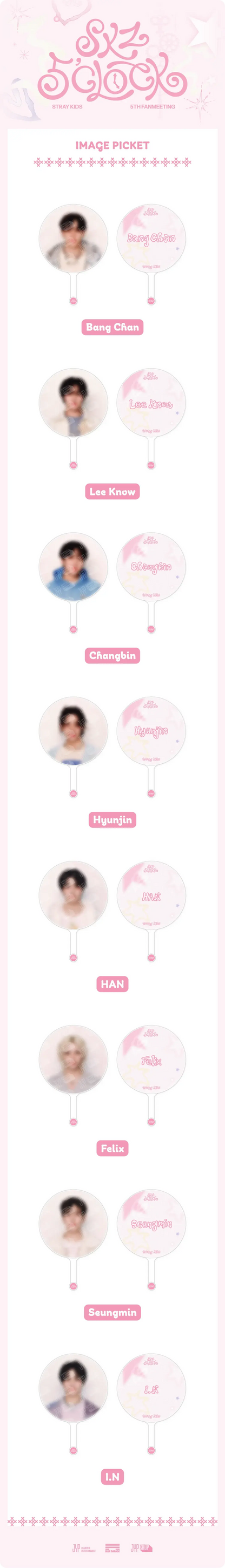 [PRE ORDER] STRAY KIDS -  [SKZ 5'CLOCK] (Official MD) IMAGE PICKET KAEPJJANG SHOP (캡짱 숍)