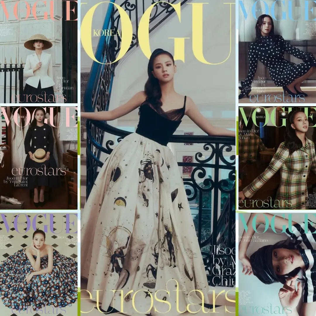 [PRE ORDER] VOGUE MAGAZINE (2025 April Issue)   Cover : JISOO KAEPJJANG SHOP (캡짱 숍)