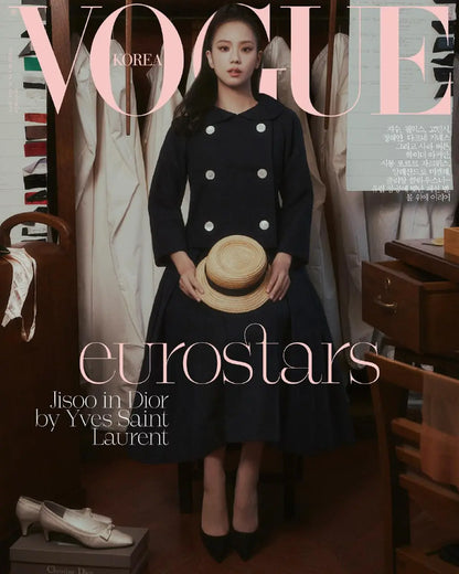 [PRE ORDER] VOGUE MAGAZINE (2025 April Issue)   Cover : JISOO KAEPJJANG SHOP (캡짱 숍)