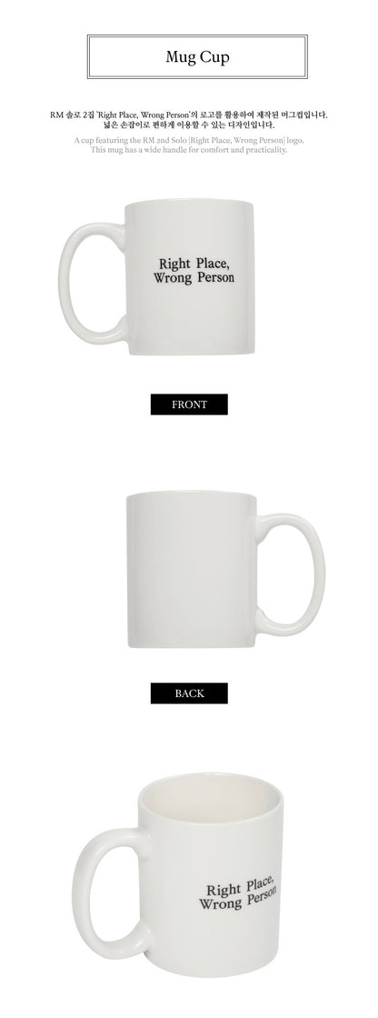 [PRE ORDER] RM - [RIGHT PLACE, WRONG PERSON] (Official MD) / MUG