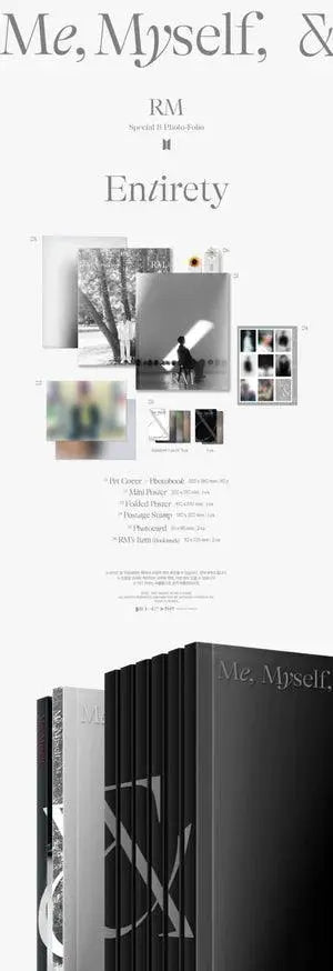 RM- Special 8 Photo-Folio [Me, Myself, and RM](Entirety) - KAEPJJANG SHOP (캡짱 숍)