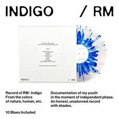 RM (BTS) - INDIGO (Edition limitée(LP)). - KAEPJJANG SHOP (캡짱 숍)