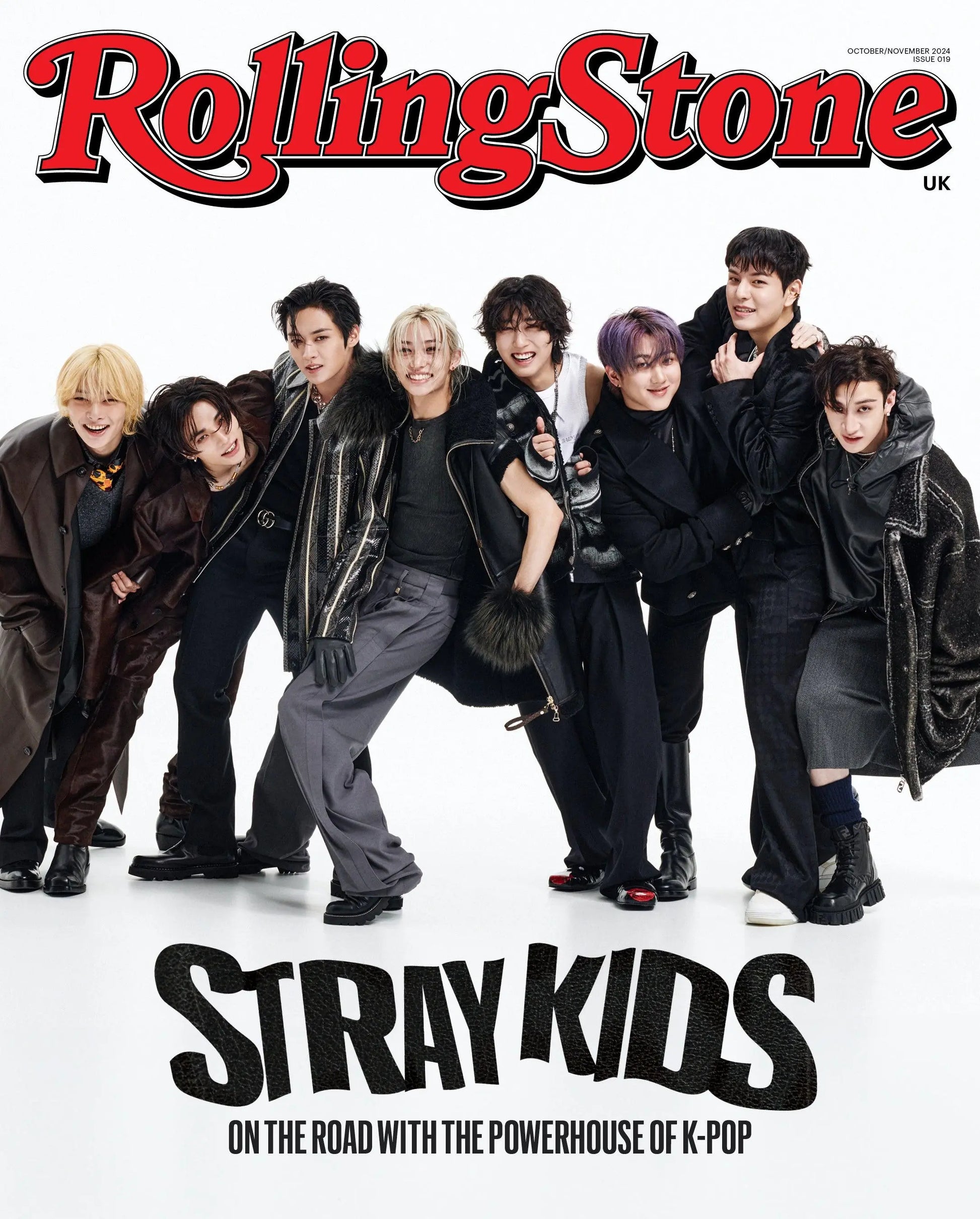 ROLLING STONE UK MAGAZINE /  Cover : STRAY KIDS KAEPJJANG SHOP (캡짱 숍)