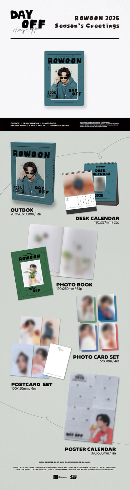 [PRE ORDER] ROWOON - 2025 SEASON’S GREETINGS  [DAY OFF]