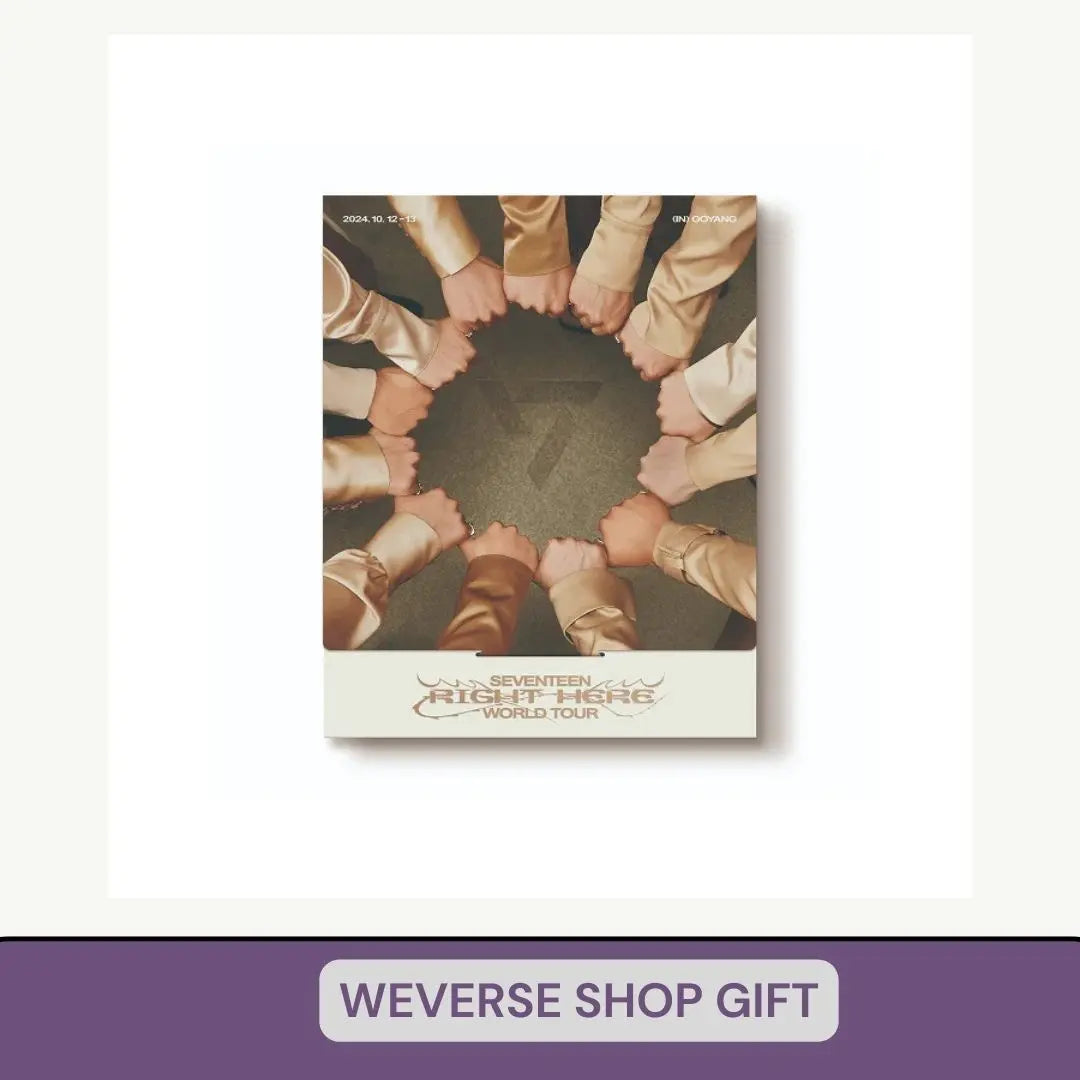 SEVENTEEN -  [RIGHT HERE] World Tour Digital Code  (P.O.B Weverse Shop) KAEPJJANG SHOP (캡짱 숍)