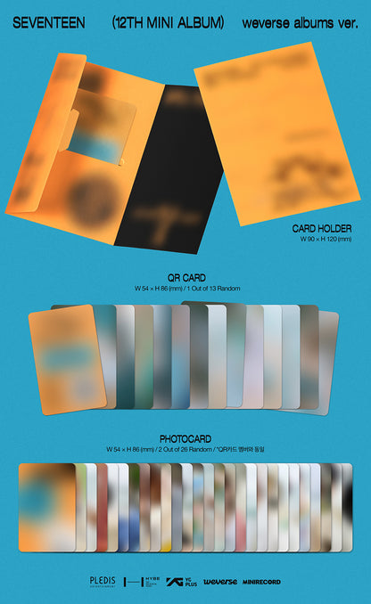 [PRE ORDER] SEVENTEEN - [SPILL THE FEELS] (Weverse Album) (P.O.B Weverse Shop Gift) - KAEPJJANG SHOP (캡짱 숍)