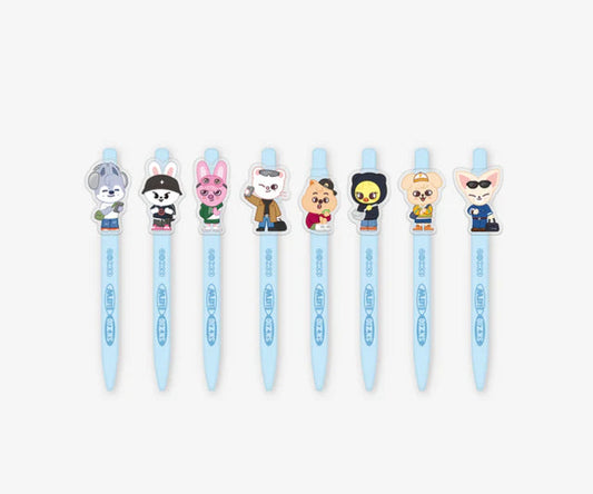 [PRE ORDER] STRAY KIDS - [Everywhere All Around The World] (Official MD)  SKZOO ACRYLIC GEL PEN KAEPJJANG SHOP (캡짱 숍)