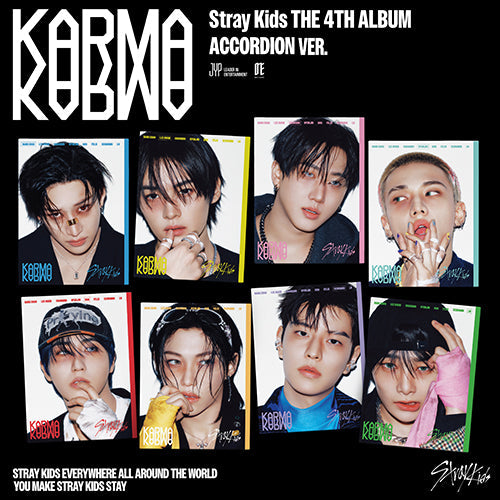 [PRE ORDER] STRAY KIDS  -  [KARMA]  (ACCORDION Ver.) KAEPJJANG SHOP (캡짱 숍)