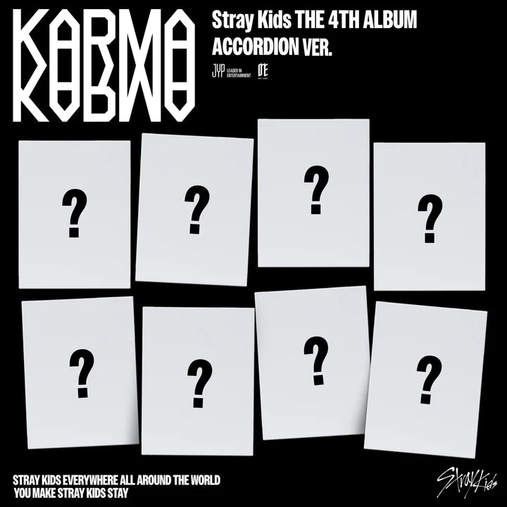 [PRE ORDER] STRAY KIDS  -  [KARMA]  (ACCORDION Ver.) KAEPJJANG SHOP (캡짱 숍)
