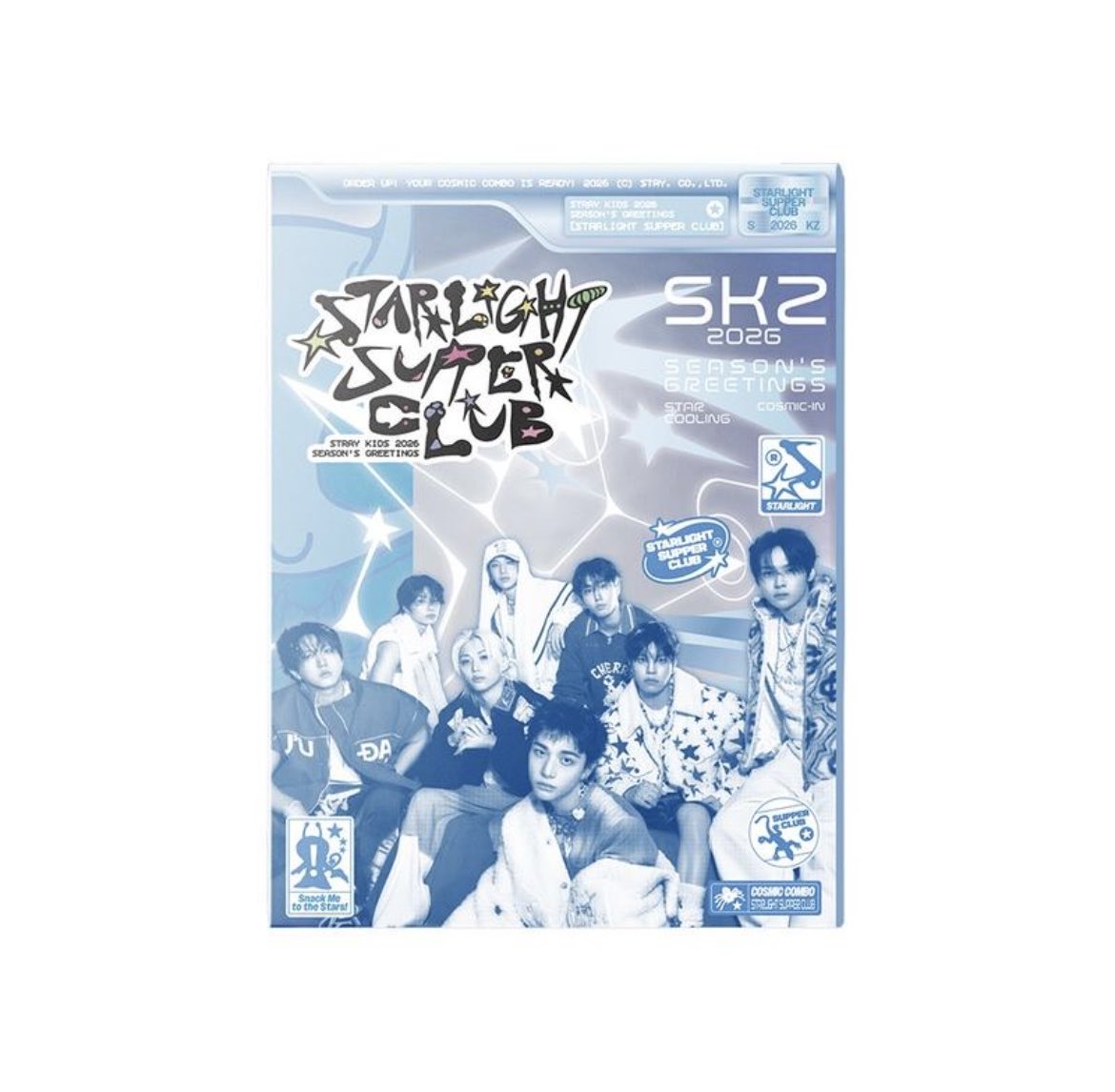 [PRE ORDER] STRAY KIDS - 2026 SEASON’S GREETINGS [STARLIGHT SUPPER CLUB] KAEPJJANG SHOP (캡짱 숍)