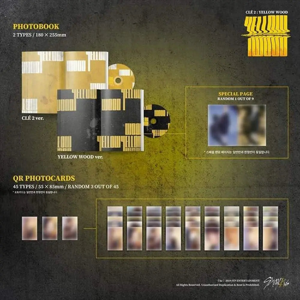 STRAY KIDS - Special Album Vol.1 [Clé 2 : Yellow Wood] - KAEPJJANG SHOP (캡짱 숍)