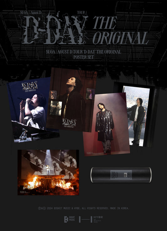 [PRE ORDER] SUGA / AGUST D - [D-DAY THE ORIGINAL] (Poster SET) 