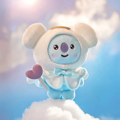 [SUR DEMANDE] BT21 - [ANGEL & VILLAIN] ANGEL PLUSH KAEPJJANG SHOP (캡짱 숍)