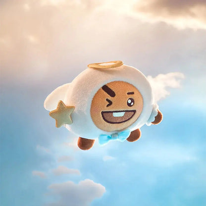 [SUR DEMANDE] BT21 - [ANGEL & VILLAIN] ANGEL PLUSH KAEPJJANG SHOP (캡짱 숍)