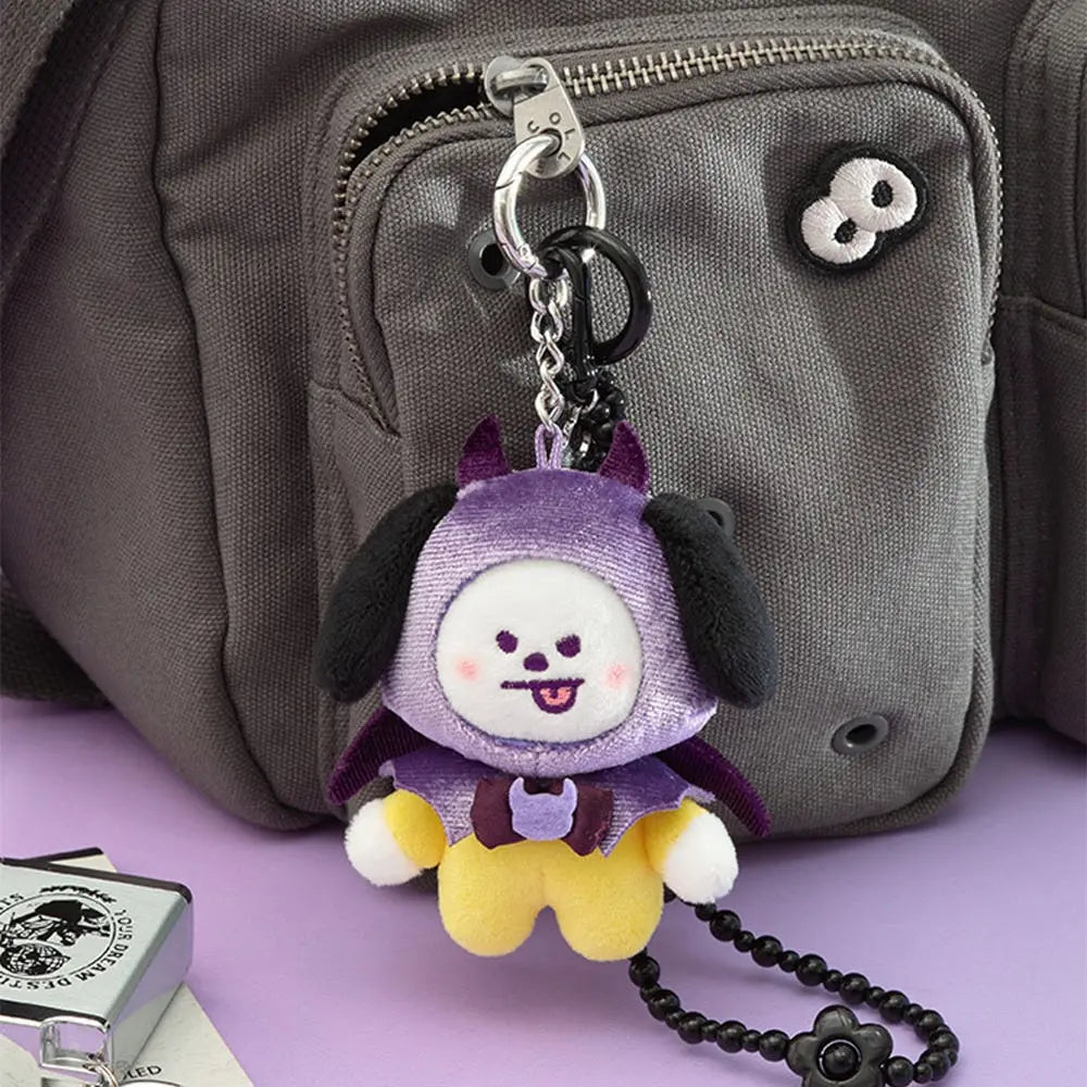 [SUR DEMANDE] BT21 - [ANGEL & VILLAIN] VILLAIN PLUSH KEYRING KAEPJJANG SHOP (캡짱 숍)