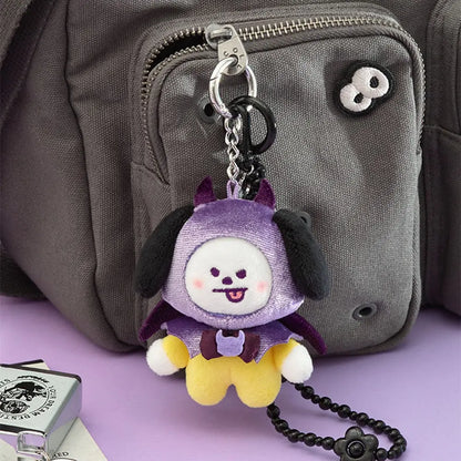 [SUR DEMANDE] BT21 - [ANGEL & VILLAIN] VILLAIN PLUSH KEYRING KAEPJJANG SHOP (캡짱 숍)