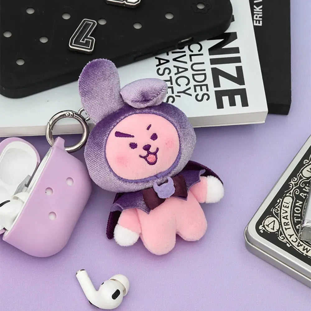 [SUR DEMANDE] BT21 - [ANGEL & VILLAIN] VILLAIN PLUSH KEYRING KAEPJJANG SHOP (캡짱 숍)