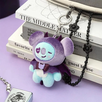 [SUR DEMANDE] BT21 - [ANGEL & VILLAIN] VILLAIN PLUSH KEYRING KAEPJJANG SHOP (캡짱 숍)