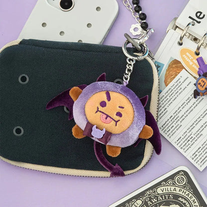 [SUR DEMANDE] BT21 - [ANGEL & VILLAIN] VILLAIN PLUSH KEYRING KAEPJJANG SHOP (캡짱 숍)