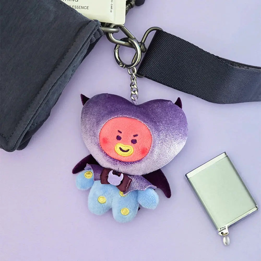 [SUR DEMANDE] BT21 - [ANGEL & VILLAIN] VILLAIN PLUSH KEYRING KAEPJJANG SHOP (캡짱 숍)
