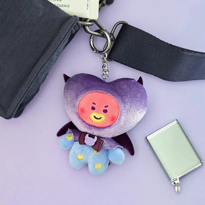 [SUR DEMANDE] BT21 - [ANGEL & VILLAIN] VILLAIN PLUSH KEYRING KAEPJJANG SHOP (캡짱 숍)