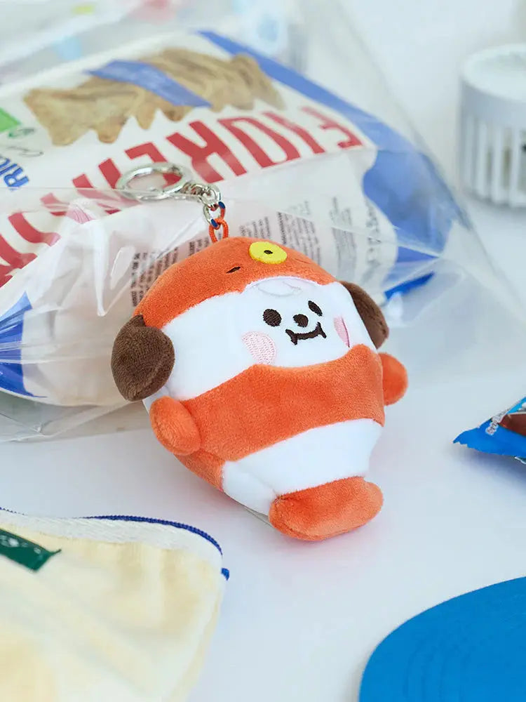 [SUR DEMANDE] BT21 - [BABY OCEAN FRIENDS] MINI DOLL KEYRING KAEPJJANG SHOP (캡짱 숍)