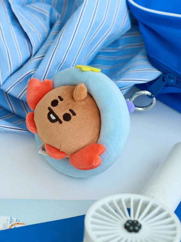 [SUR DEMANDE] BT21 - [BABY OCEAN FRIENDS] MINI DOLL KEYRING KAEPJJANG SHOP (캡짱 숍)