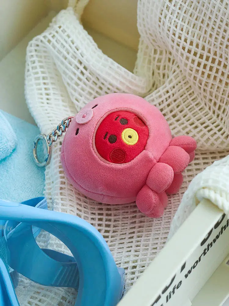 [SUR DEMANDE] BT21 - [BABY OCEAN FRIENDS] MINI DOLL KEYRING KAEPJJANG SHOP (캡짱 숍)