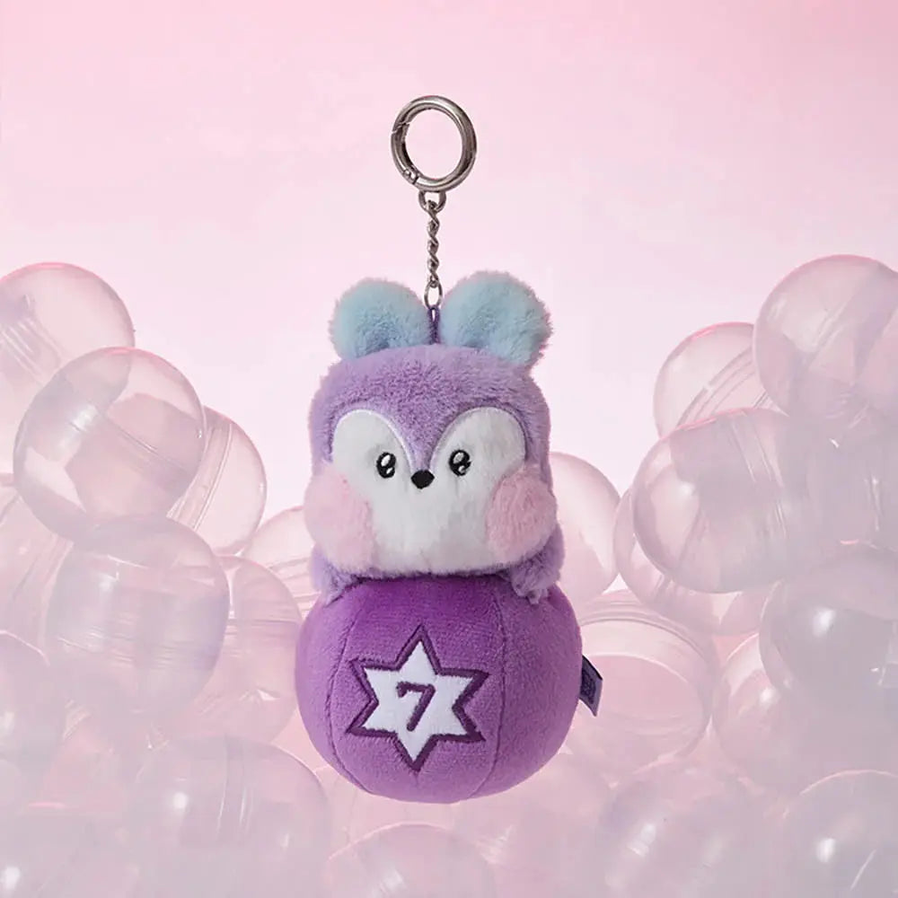 [SUR DEMANDE] BT21 - [MININI LUCKY GATCHA] DOLL KEYRING KAEPJJANG SHOP (캡짱 숍)