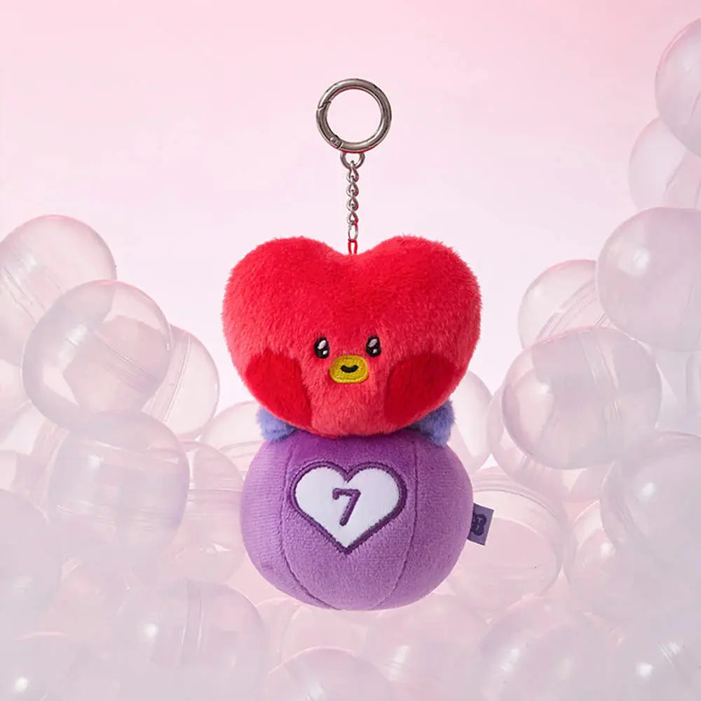 [SUR DEMANDE] BT21 - [MININI LUCKY GATCHA] DOLL KEYRING KAEPJJANG SHOP (캡짱 숍)