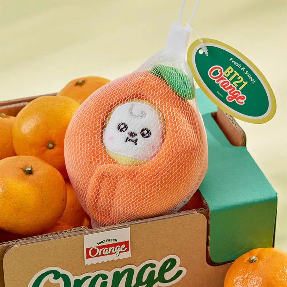 [SUR DEMANDE] BT21 - [ORANGE PARTY] BABY DOLL KEYRING KAEPJJANG SHOP (캡짱 숍)