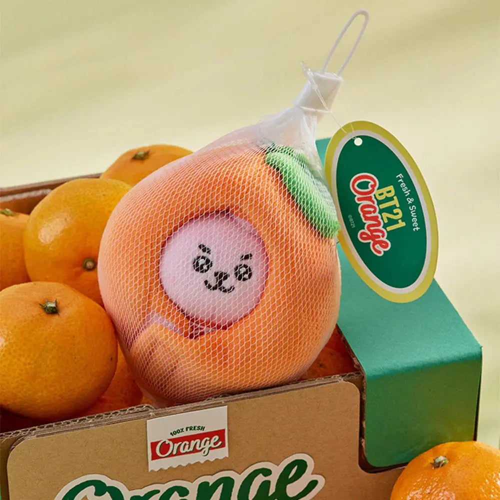 [SUR DEMANDE] BT21 - [ORANGE PARTY] BABY DOLL KEYRING KAEPJJANG SHOP (캡짱 숍)