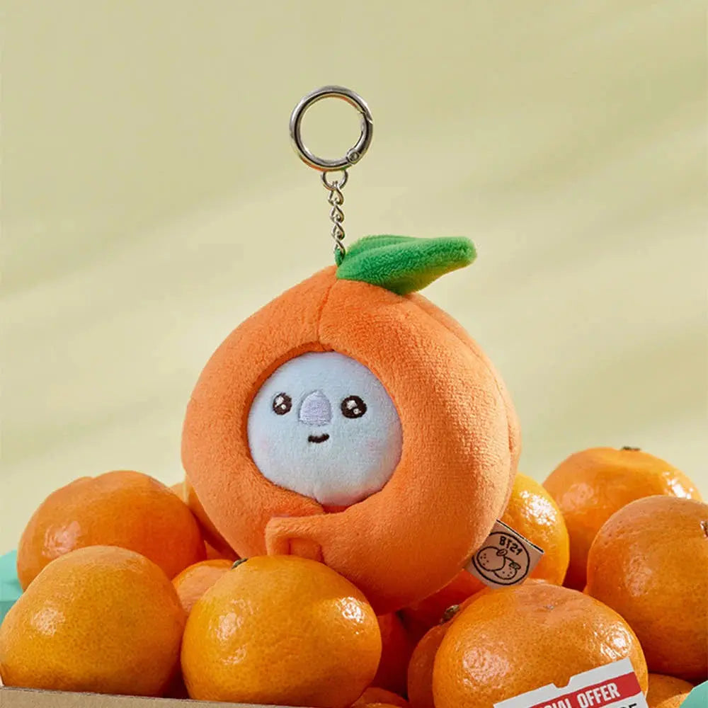 [SUR DEMANDE] BT21 - [ORANGE PARTY] BABY DOLL KEYRING KAEPJJANG SHOP (캡짱 숍)