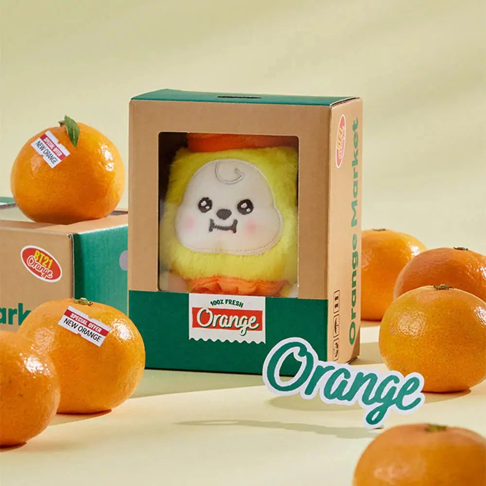 [SUR DEMANDE] BT21 - [ORANGE PARTY] BABY SMALL DOLL KAEPJJANG SHOP (캡짱 숍)