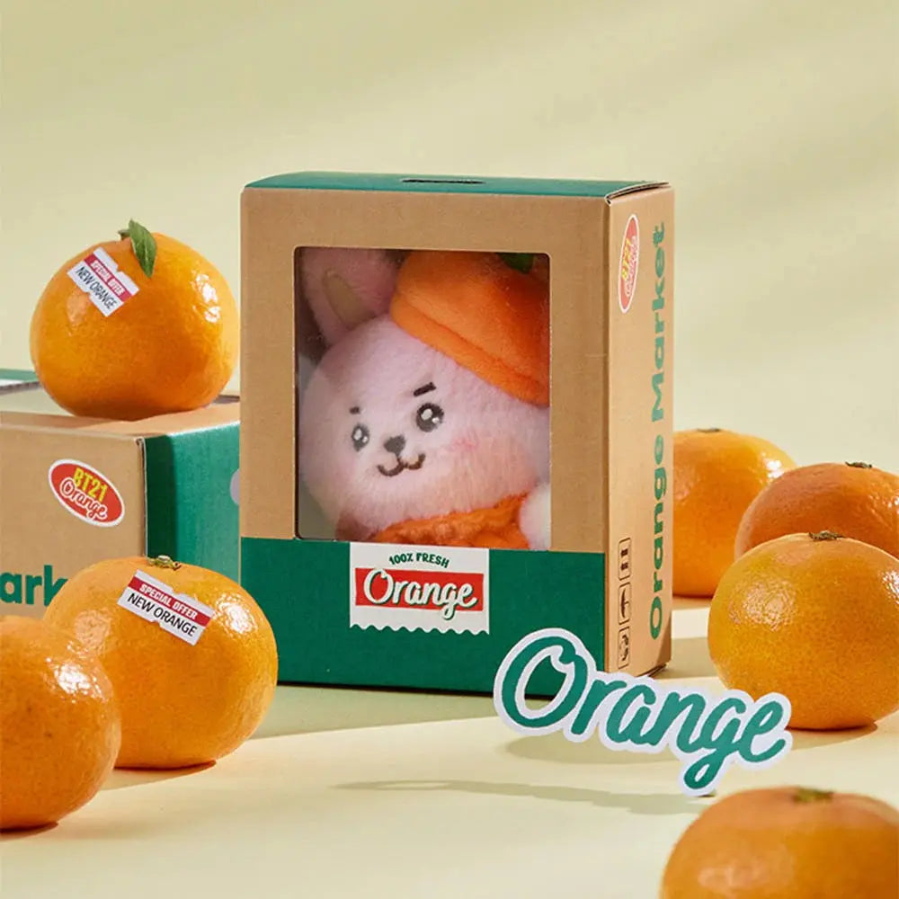 [SUR DEMANDE] BT21 - [ORANGE PARTY] BABY SMALL DOLL KAEPJJANG SHOP (캡짱 숍)