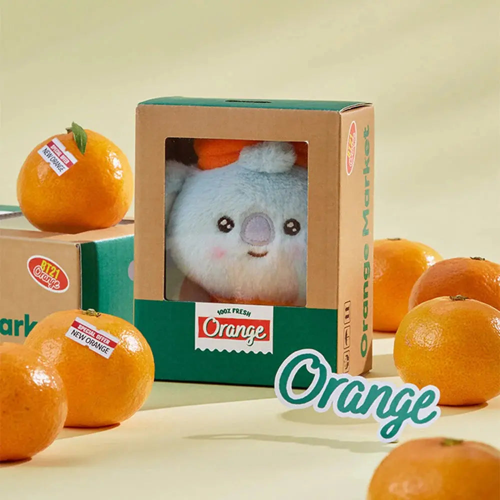 [SUR DEMANDE] BT21 - [ORANGE PARTY] BABY SMALL DOLL KAEPJJANG SHOP (캡짱 숍)