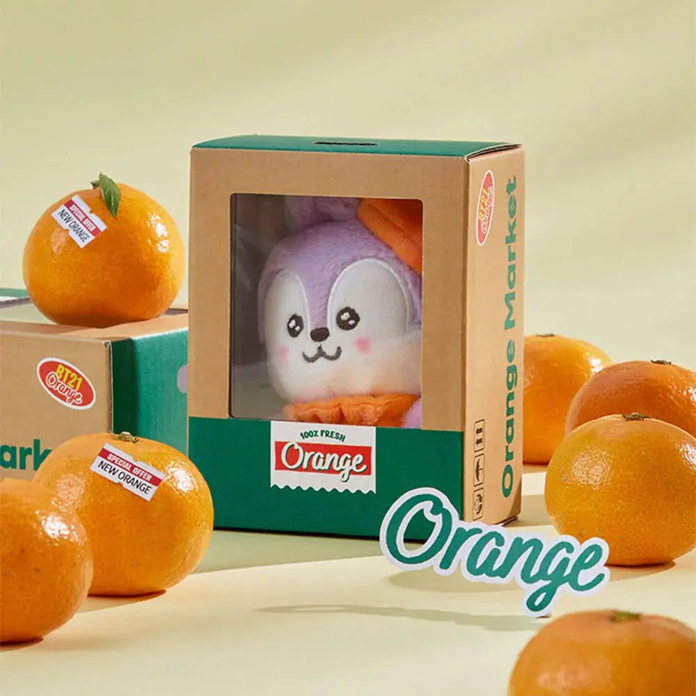 [SUR DEMANDE] BT21 - [ORANGE PARTY] BABY SMALL DOLL KAEPJJANG SHOP (캡짱 숍)