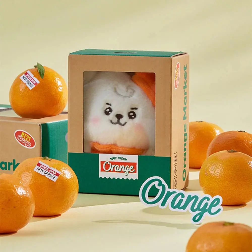 [SUR DEMANDE] BT21 - [ORANGE PARTY] BABY SMALL DOLL KAEPJJANG SHOP (캡짱 숍)