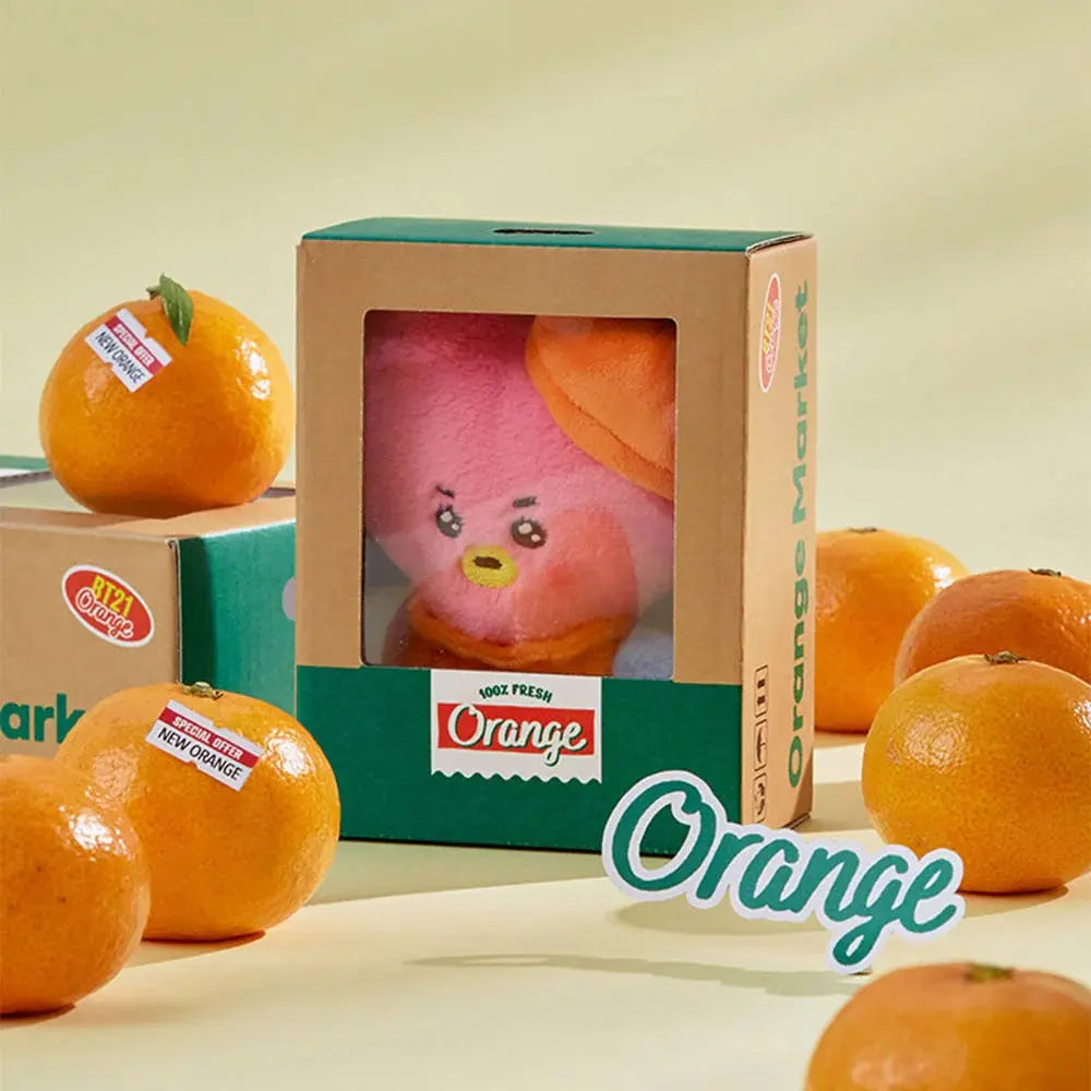 [SUR DEMANDE] BT21 - [ORANGE PARTY] BABY SMALL DOLL KAEPJJANG SHOP (캡짱 숍)