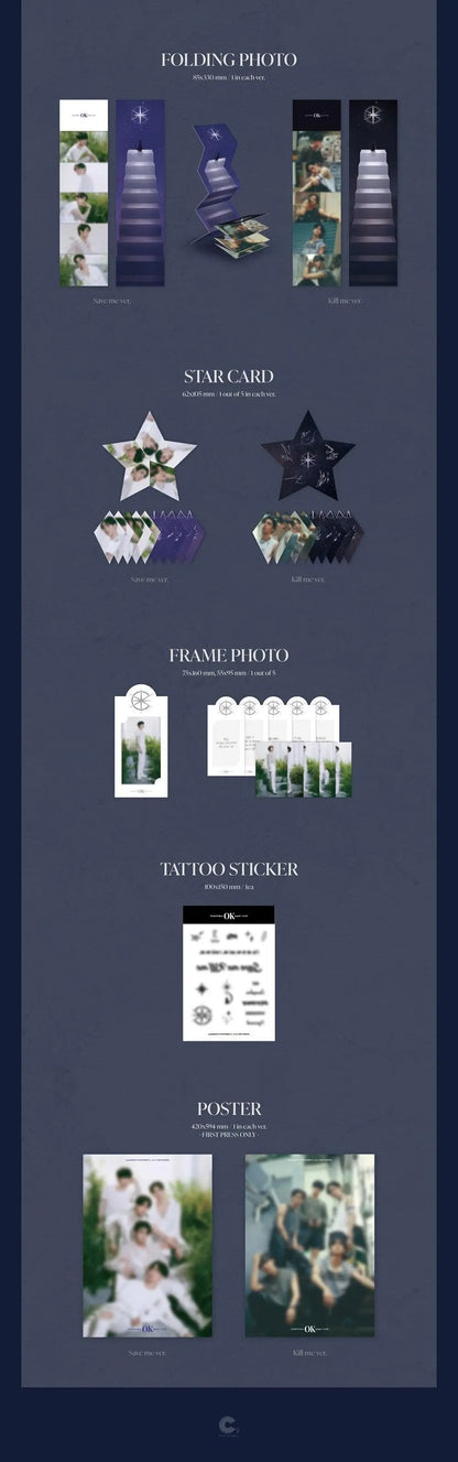 CIX - Mini Album Vol.6- [EPISODE 2 : I AM OK] (Photobook Vers.) - KAEPJJANG SHOP (캡짱 숍)