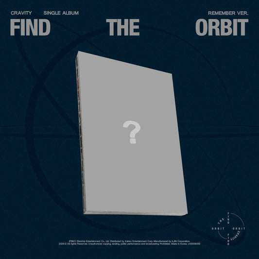 [SUR DEMANDE] CRAVITY - [FIND THE ORBIT] (REMEMBER Ver.) KAEPJJANG SHOP (캡짱 숍)
