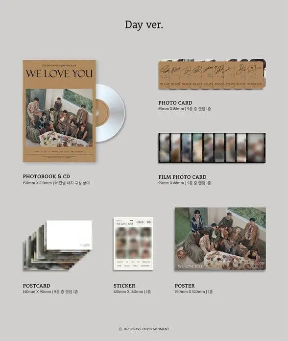 DKB - Mini Album Vol.6 (Repackage) [WE LOVE YOU] - KAEPJJANG SHOP (캡짱 숍)