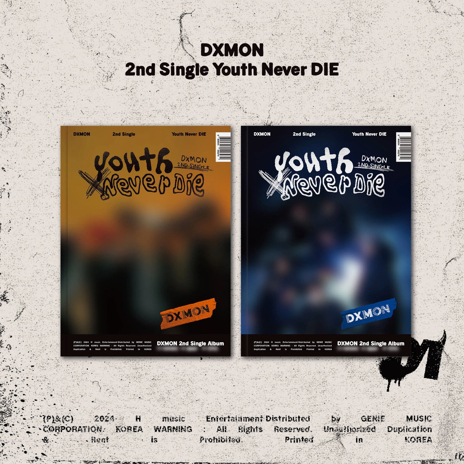 [SUR DEMANDE] DXMON- [YOUTH NEVER DIE] KAEPJJANG SHOP (캡짱 숍)